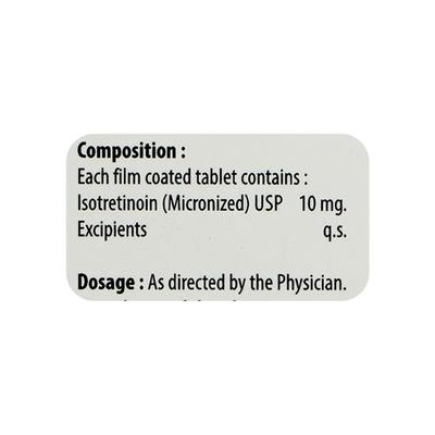 ISOGRACE 10 Tablet 10's - Acne-Acn