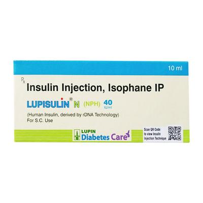 Lupisulin N 40IU Injection 1X10ml - Diabetes-Ins