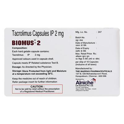BIOMUS 2 Capsule 10's - Immune Suppression
