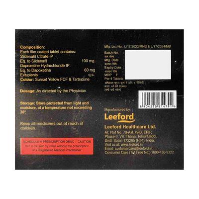 LONG DRIVE DS GOLD Tablet 4's - Impotence/Erectile Dysfunction (Ed)