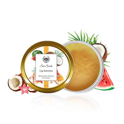 Seer Secrets Watermelon, Coconut & Turmeric Lip Saviour 15 gm - Lip Balms