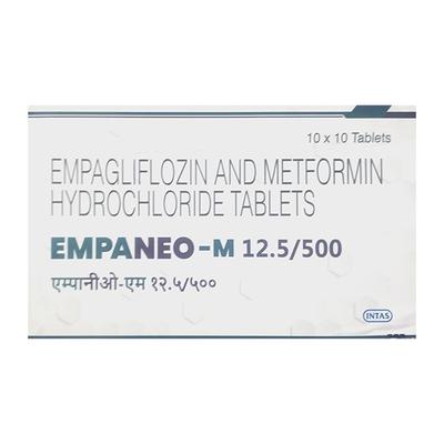 EMPANEO M 12.5/500 Tablet 10's - Diabetes-Ant