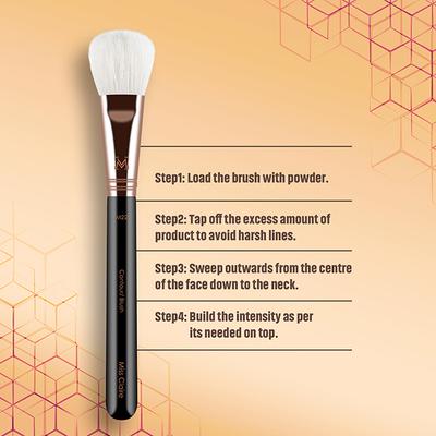 Miss Claire M22 - Contour/Blush Brush (Rose Gold) 1's - Face Brush