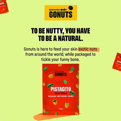 GONUTS By Bewakoof Pistacito Face Sheet Mask 30 ml - Sheet Masks