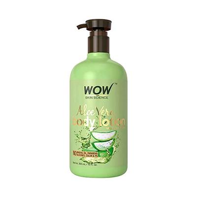 WOW Skin Science Aloe Vera Body Lotion - Ultra Light Hydration 300 ml - Lotions & Creams