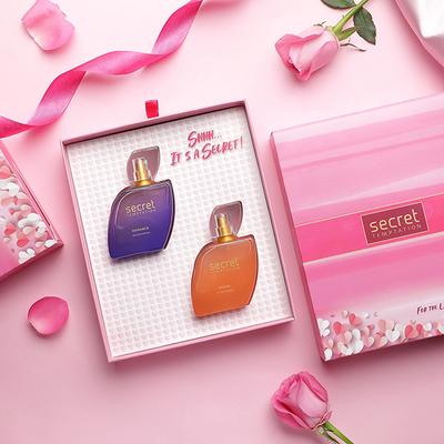 Secret Temptation Fragrance Gift Hamper with Romance, Adore Perfumefor Women (50ml each) 2's - Body Mist/Spray