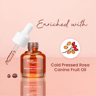 Earth Rhythm Rosehip Seed Facial Oil 20 ml - Face Oils