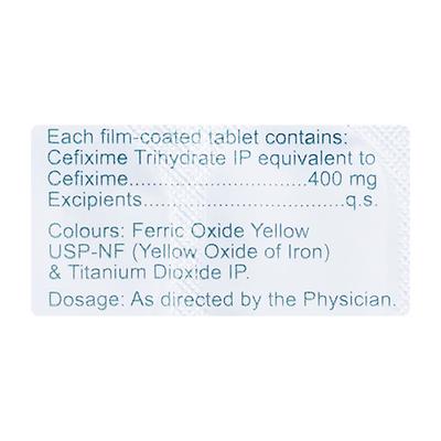 Taxim O 400mg Tablet 10'S - Bacterial Infections-Cep