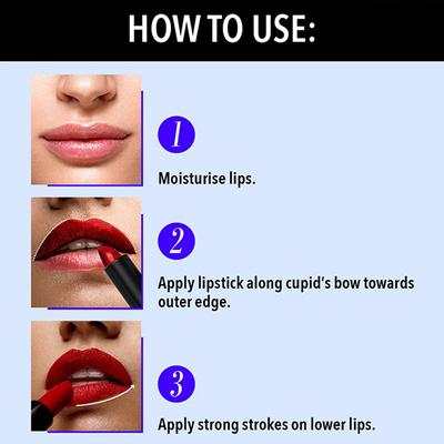 Blue Heaven Intense Matte Lipstick, Cherrycheer309 4 gm - Lipsticks