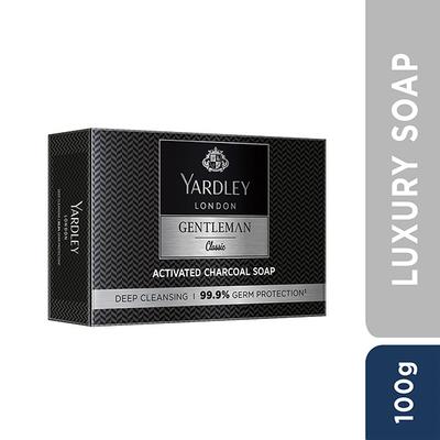 Yardley London Gentleman Classic Activated Charcoal Soap 100 gm - Soaps