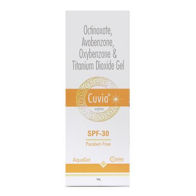 CUVIA SPF 30 AQUA Gel 50gm - Sunscreen Preparations-Emo