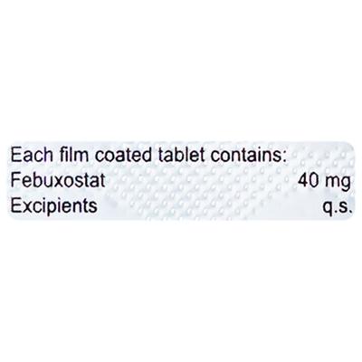 TRUFEBUX 40 Tablet 10's - Gout