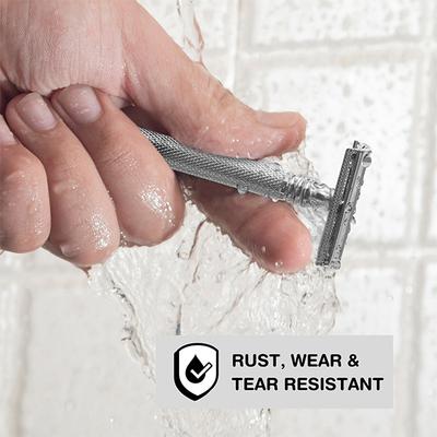 Hajamat Spade Safety Razor, Ultra High Grade Stainless Steel 304, Chrome Finish 1's - Razors & Cartridges