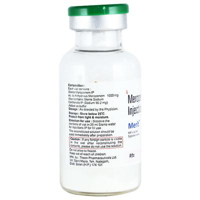 MERIT 1gm Injection 1's - Bacterial Infections-OBL