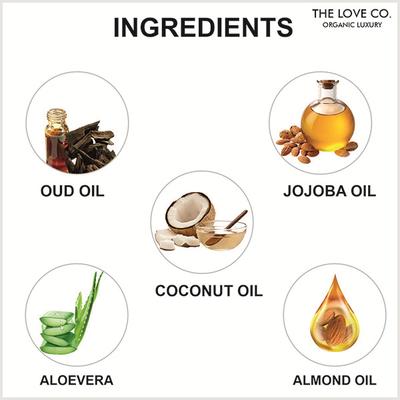 The Love Co. Luxury Oud Accord Body Yogurt - 72 Hour Intense Hydrating Shea Body Butter - Deep Moisturization for Winters With Pure Shea Butter for Nourishing Essential Body Care 200 gm - Body Butter