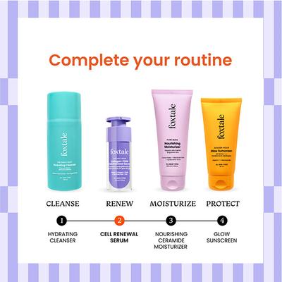 Foxtale Collagen-PDRN Cell Renewal Serum - Firm, Plump & Glass-Skin Glow 30 ml - Face Serum