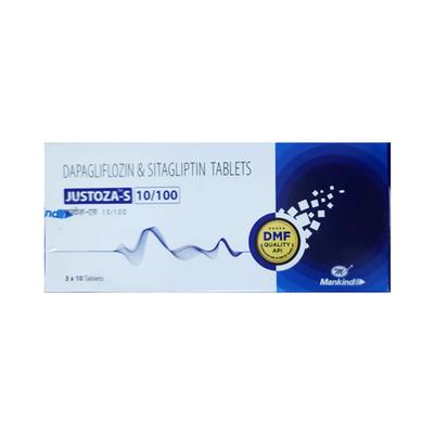 JUSTOZA S 10/100 Tablet 10's - Diabetes-Ant