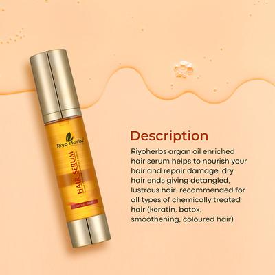 Riyo Herbs Hair Serum with Argan Oil Almond Oil & Jojoba Oil 50 ml - Hair Serums