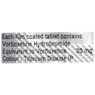 VANTAXA 20 Tablet 10's - Depression-Ant