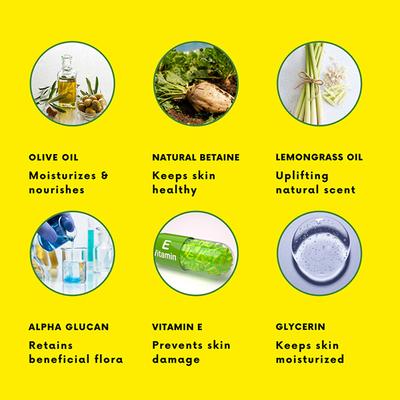 Nature Trail Crispy Lemongrass Handwash with Olive Oil, Vitamin E and Glycerine, Sulphate and Paraben Free 200 ml - Hand Wash & Soaps