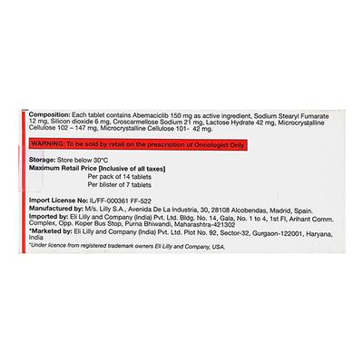 RAMIVEN 150 Tablet 7's - Cancer Oncology-Tar