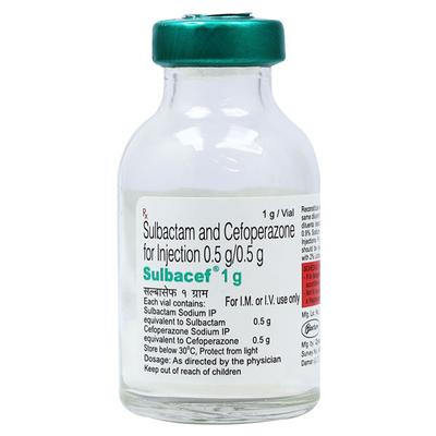 SULBACEF 1gm Injection 1's - Bacterial Infections-Cep