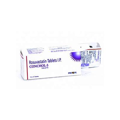 Conchol 5mg Tablet 10'S - High Cholesterol-Dys