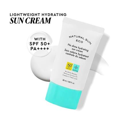 The Face Shop Natural Sun Eco No Shine Hydrating Sun Cream 30 ml - Body Sunscreen