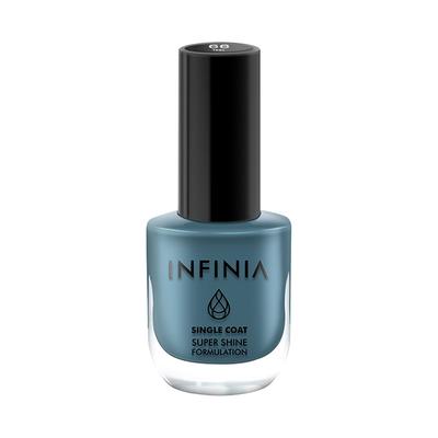 Infinia Blue Single Coat Nail Polish Teel 066 12 ml - Nail Polish