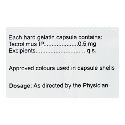 TACROCORD 0.5mg Capsule 10's - Auto Immune Disease-Imm