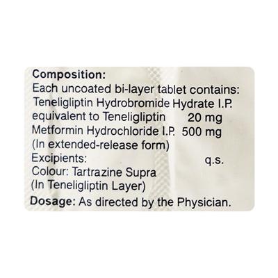 Tenelnat M Tablet 10'S - Diabetes-Ant