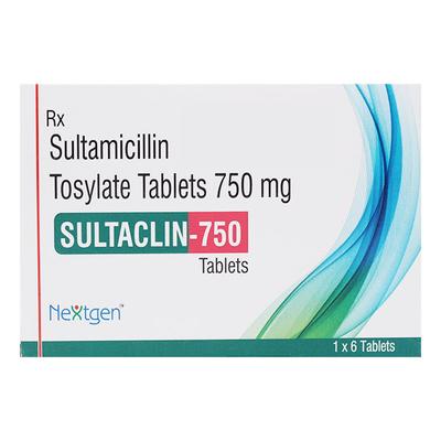 SULTACLIN 750 Tablet 6's - Bacterial Infections-OAB