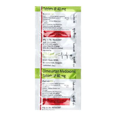 CULMI 40 Tablet 10's - Hypertension-Ang