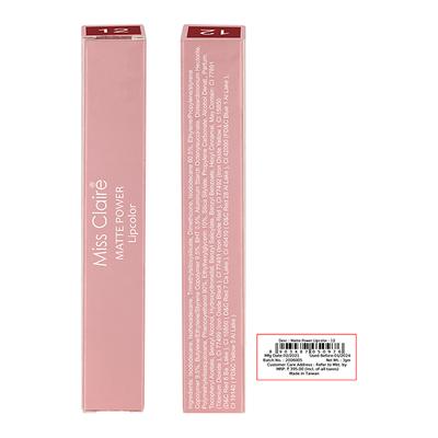 Miss Claire Matte Power Lipcolor - 12 3 Gm - Lipsticks