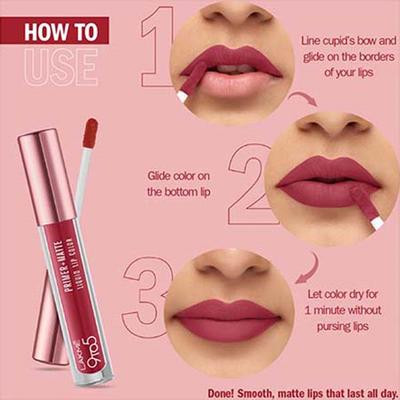 Lakme 9to5 P+M Liquid Lip Color MR5 Rustic Red 4.2 ml - Liquid Lipsticks