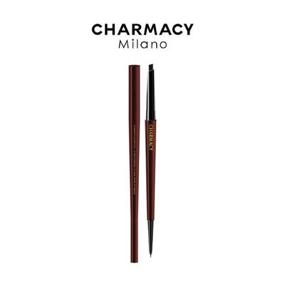 Charmacy Milano Duo Eyebrow Filler & Ultra Definer 0.3 Gms + 0.1 Gms - Black 2's - Eyebrow Pencils & Enhancers