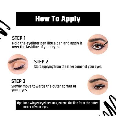 Insight Cosmetics Liner Express Eyepen Shiny Black 1.5 gm - Eyeliners