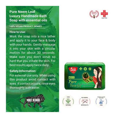 Kesh Nikhar Soap - Neem Leaf (Pack of 3 x 125 gm) - Soaps