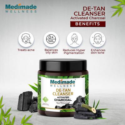 Medimade Activated Charcoal De (Pack of 2) 1's - Face Wash & Cleansers
