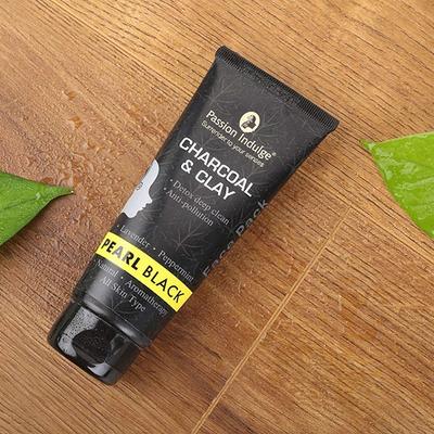 Passion Indulge Peal Black CHARCOAL & CLAY Face Mudd For Detox and Anti-Pollution 100M - Face Packs