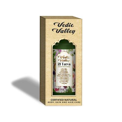 Vedic Valley 21 Tatva Brewed Herb Shampoo Certified Natural 300 ml - Shampoos