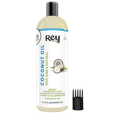 Rey Naturals Cold Pressed Coconut Oil 200 ml - Essential Oils