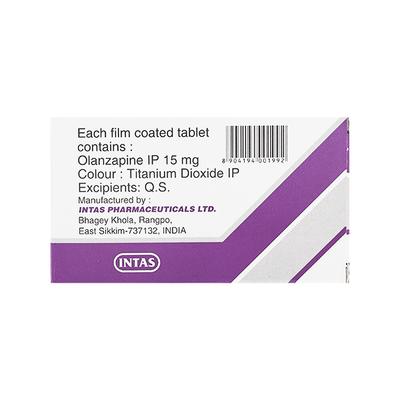 Oliza 15mg Tablet 10'S - Schizophrenia-Aps