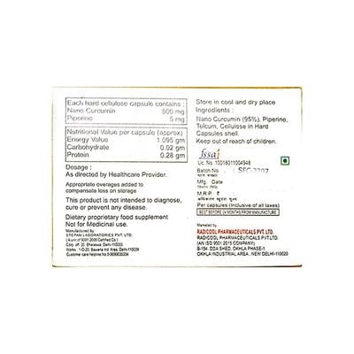 CURCUMEGA PLUS Capsule 10's - Supplements-Vam