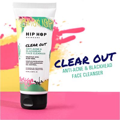 Hiphop Skincare Anti-Acne & Blackhead Face Cleanser 100 ml - Face Wash & Cleansers