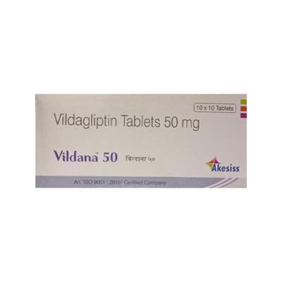 VILDANA 50mg Tablet 10's - Diabetes-Ant
