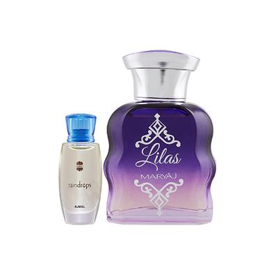Ajmal Raindrops Concentrated Perfume Oil Floral Chypre And Maryaj Lilas EDP Citrus Floral Perfume 110 ml - Perfumes (Edt/Edp)