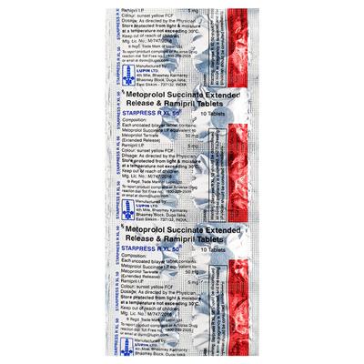 Starpress R XL 50mg Tablet 10'S - Hypertension-Bet