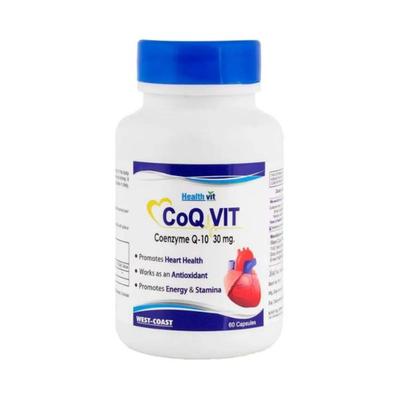 Healthvit High Absorption Co-Qvit Coenzyme Q10 - 30mg- Capsules 60's - Co-Q