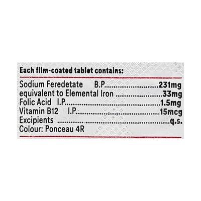Redihealth Tablet 15'S - Iron Supplement/Anaemia-Vma